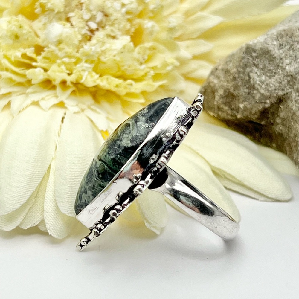 STAR GALAXY GEMSTONE RING - Picture 5 of 9
